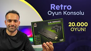 20000 TANE OYUN RETRO 4K GAME STİCK İNCELEMESİ [upl. by Dnalyar567]