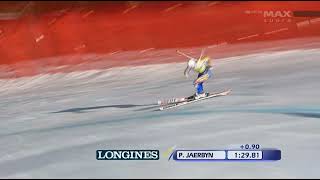 Garmisch Partenkirchen 2007 Mens Downhill Jaerbyn AI Upscaled [upl. by Aniuqal]