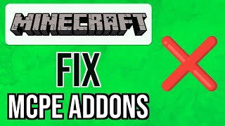 How to FIX quotMCPE ADDONS MODS NOT WORKINGquot ERROR in Minecraft Bedrock Edition 2024 [upl. by Aridni952]