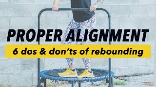 6 DOs and DONTs Trampoline Rebounding for Beginners and Seniors  Health Bounce 1st Time Rebounder [upl. by Ahcarb537]