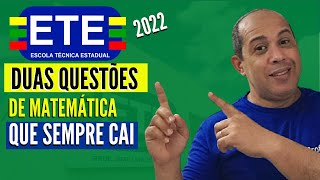 ETE PE ESSAS QUESTOES REPETEM MUITO NAS PROVAS TODO ANO [upl. by Wise14]