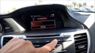 How to pair your phone to 2015 Honda Accord LX or Sport [upl. by Eliot]