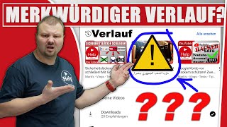 Plötzlich unbekannte Video im Wiedergabeverlauf 🤔 Komische Videos im YouTube Verlauf 😧 [upl. by Johnathon441]