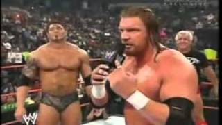 RAW 2004 Triple H calls out Randy Orton [upl. by Elraet]