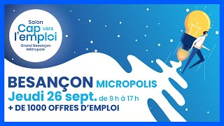 Participez au salon Cap vers l’emploi le jeudi 26 septembre 2024 [upl. by Airtal]