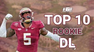 Dynasty Football Top 10 Rookie Defensive Lineman Rankings You Need [upl. by Ydnat]