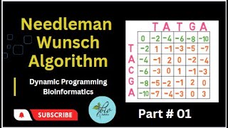 Needlemam Wunsch Algorithm  Dynamic programming  Bioinformatics Part 01 Introduction [upl. by Odraccir]