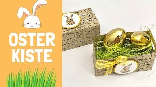 🐇Ostergeschenke selber machenHolzkiste für OstereierDIYAnleitung [upl. by Amethyst]