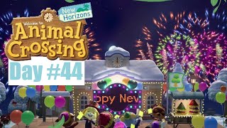 Happy New Year  Animal Crossing New Horizons Part 44 [upl. by Ivz]