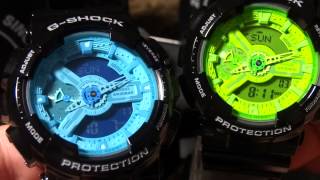 CASIO GSHOCK REVIEW AND UNBOXING HYPER COLOR PICK UPS GA110B1A2  GA110B1A3 [upl. by Sabrina]