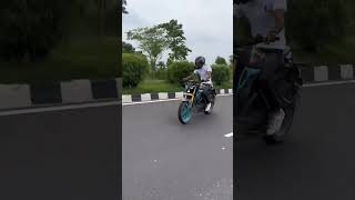 MT15 CRASH😱❌ yamahamt15 shortsvideo shortsfeed shortsvlog shortvideo mt15modified bikeride [upl. by Aneahs]