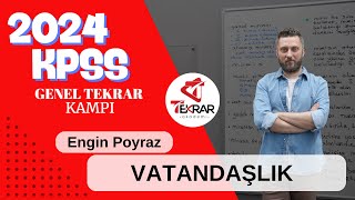 2024 KPSS Genel Tekrar Kampı Vatandaşlık 12 Hükümet Sistemleri ve Türk Anayasa Tarihi  Engin Poyraz [upl. by Celka]