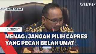 Jubir Anies Setuju dengan Pernyataan Menag Soal Jangan Pilih Capres yang Pecah Belah Umat [upl. by Anialed]