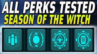 I Tested Every NEW Artifact Perk In SEASON OF THE WITCH So You Dont Have To Destiny 2 [upl. by Hayikaz]