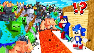 ¡10000 Mutantes Vs La Casa Más Segura De Minecraft 🏠😨 [upl. by Hoon287]