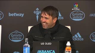 Rueda de prensa RC Celta vs Levante UD [upl. by Alexandros]