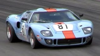 Gulf Racing Ford GT40 MK1 SOUND On The Track [upl. by Neleag]