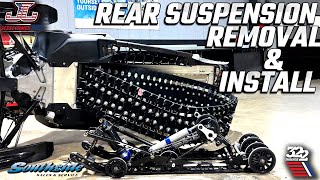 POLARIS MATRYX AND AXYS REAR SUSPENSION REMOVAL AND INSTALL PROCESS NOT AS HARD AS YOU THINK [upl. by Neeruam833]