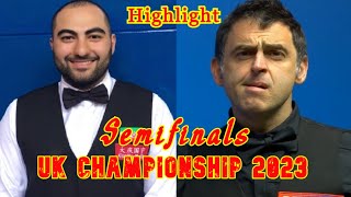 Ronnie OSullivan vs Hossein Vafaei SF Highlight UK Championship 2023 Snooker [upl. by Akilat]