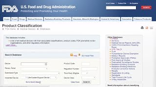 Overview of the USA FDA Classification Process [upl. by Ezechiel]