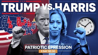 Two Days to Election Night Final Electoral Map Prediction for Trump vs Harris [upl. by Ozen379]