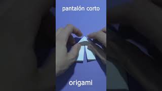 Pantalón de papel corto pantalón tutorial shortvideo shorts [upl. by Anayt215]