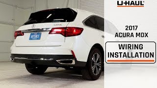 2017 Acura MDX Trailer Wiring Installation [upl. by Hannej590]