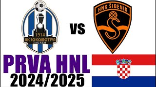 NK Lokomotiva Zagreb 03 HNK Sibenik Vrhunci i ciljevi Prva HNL 202425 [upl. by Happ]