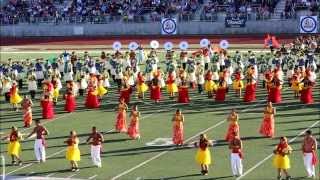 Hawaii All State Marching Band Bandfest Tournament of Roses 2014 [upl. by Baxie]