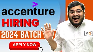 Accenture Hiring 2024 Batch  Accenture Recruitment Process  Accenture Exam Pattern and Preparation [upl. by Aryamo]