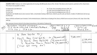 FORFEITURE AND REISSUE OF SHARES WITHOUT PRO RATA SUM 2 [upl. by Seys]