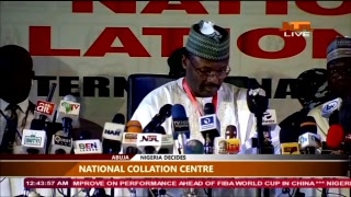 LIVE PRESIDENTIAL RESULTS FROM INEC COLLATION CENTRE ABUJA [upl. by Eleynad855]