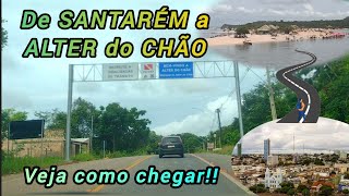 DIRIGINDO de SANTARÉM a ALTER do CHÃO  TRAJETO COMPLETO de CARRO [upl. by Swor]