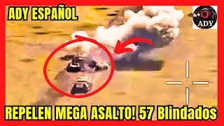 ¡REPELEN MEGA ASALTO 57 Blindados y 200 Aviones 🚁🔥 GUERRA Ucrania Ultima Hora EN VIVO [upl. by Jenine]