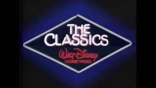 Red Orange Warnings Slideshow variation1984 Walt Disney Classics Logo HD [upl. by Apurk]