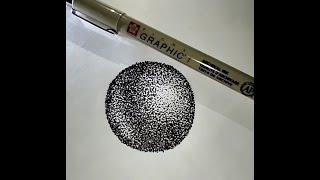 Beginners Stippling Art in easy way [upl. by Elleirol]