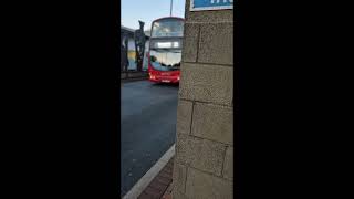 Sunset at Gateshead with a Go North East AD E400 Optare Versa amp Volvo B9TL [upl. by Ronyar344]