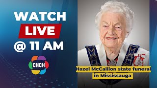 Hazel McCallion state funeral in Mississauga at 11 am [upl. by Ekenna273]