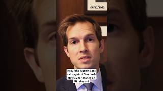 Rep Jake Auchincloss rails against Sen Josh Hawley on Ukraine aid dispute [upl. by Seve585]