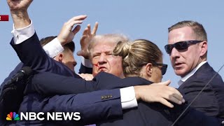 Trump rushed off stage by Secret Service after shots fired at rally [upl. by Salta]