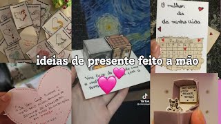 ideias de presente feito a mão tiktok parte 10👑💓🤍 [upl. by Anitsyrk]