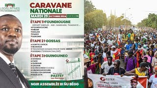 suivez en direct la caravane de Ousmane sonko étape Sokone [upl. by Gerick299]