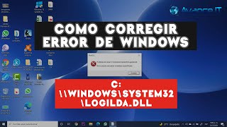 Cómo corregir error de Windows logilDAdll  Fácil y rápido [upl. by Anirret]