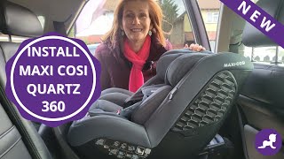 How to install Maxi Cosi Quartz 360 Isofix Car Seat [upl. by Bagley]