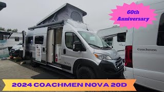 Coachmen 60th Anniversary  2024 Coachmen RV Nova 20D with Pop Top [upl. by Notyalk345]