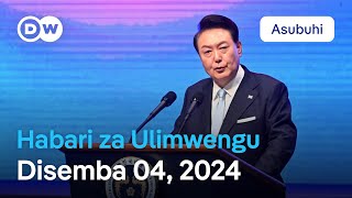 Rais wa Korea Kusini ashinikizwa kujiuzulu  DW Kiswahili Habari za Ulimwengu  Habari Leo  Podcast [upl. by Heilner]