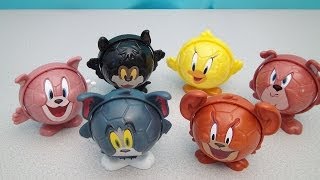 TOM AND JERRY 2014 BURGER KING MEAL SET COLLECTION VIDEO REVIEW [upl. by Havelock608]