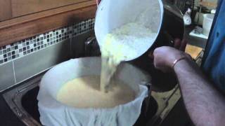 Making Caerphilly Cheese Part 2 of 3 [upl. by Suhpoelc]