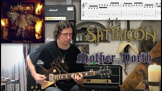 Mother North  Satyricon Cover Tutorial  TAB  Lesson [upl. by Anima535]