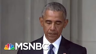 Barack Obama On John McCain When All Was Said And Done We Were On Same Team  AM Joy  MSNBC [upl. by Aicenaj]